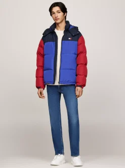 Kurtki & Płaszcze*Tommy Hilfiger Kurtka Typu Puffer Alaska Z Blokami Kolorów BRIGHT BLUE MULTI