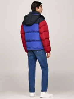 Kurtki & Płaszcze*Tommy Hilfiger Kurtka Typu Puffer Alaska Z Blokami Kolorów BRIGHT BLUE MULTI