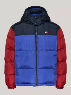 Kurtki & Płaszcze*Tommy Hilfiger Kurtka Typu Puffer Alaska Z Blokami Kolorów BRIGHT BLUE MULTI