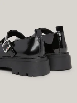 Obuwie I Akcesoria*Tommy Hilfiger Lakierowane Buty Na Podeszwie Z Protektorem BLACK