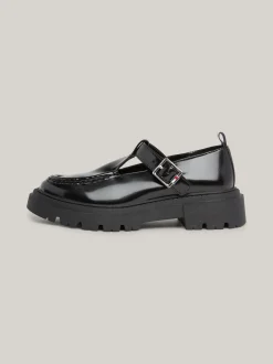 Obuwie I Akcesoria*Tommy Hilfiger Lakierowane Buty Na Podeszwie Z Protektorem BLACK