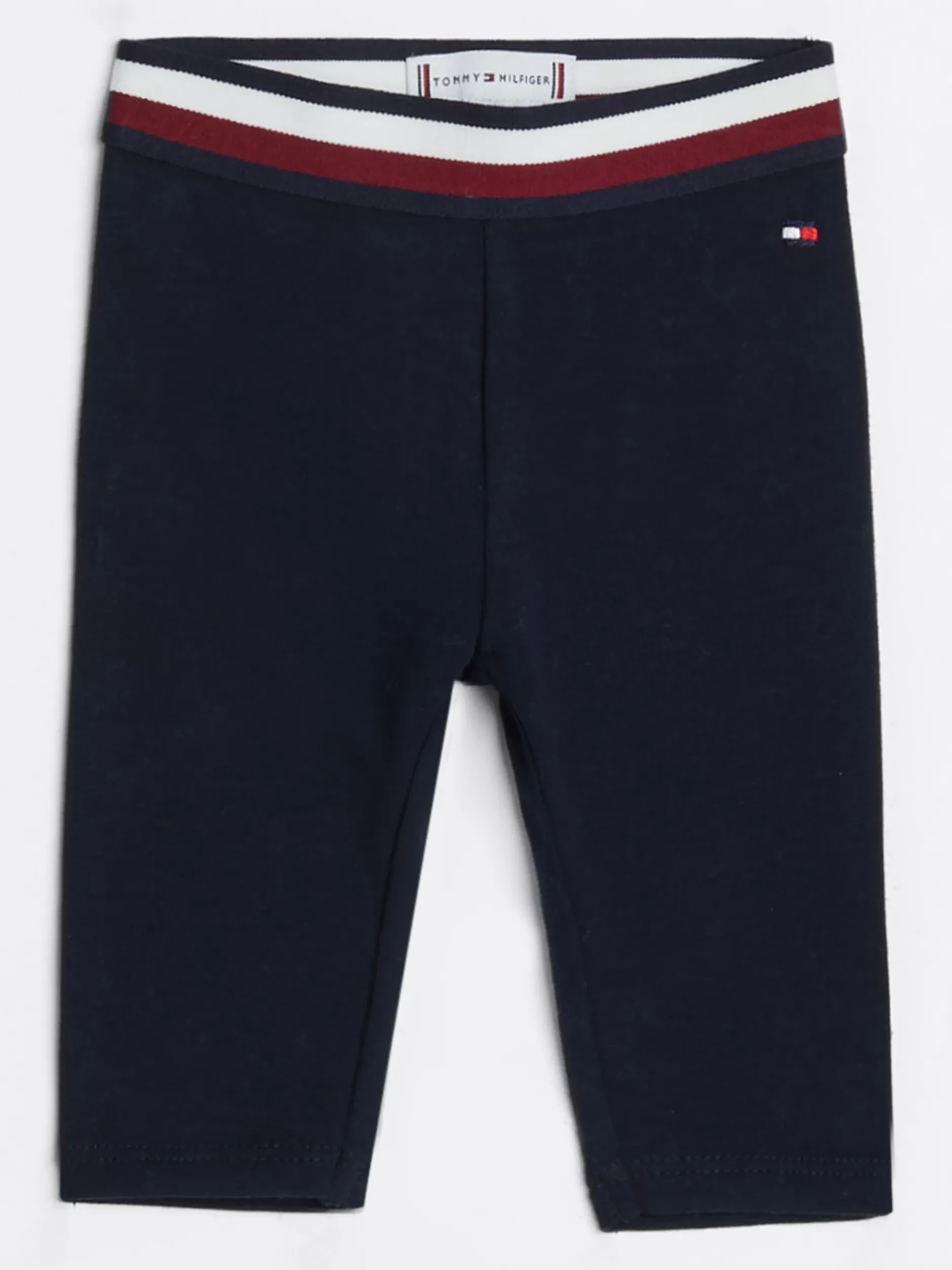 Dziewczynki|Chłopcy*Tommy Hilfiger Legginsy O Pełnej Długości Z Flagą Hilfiger DESERT SKY