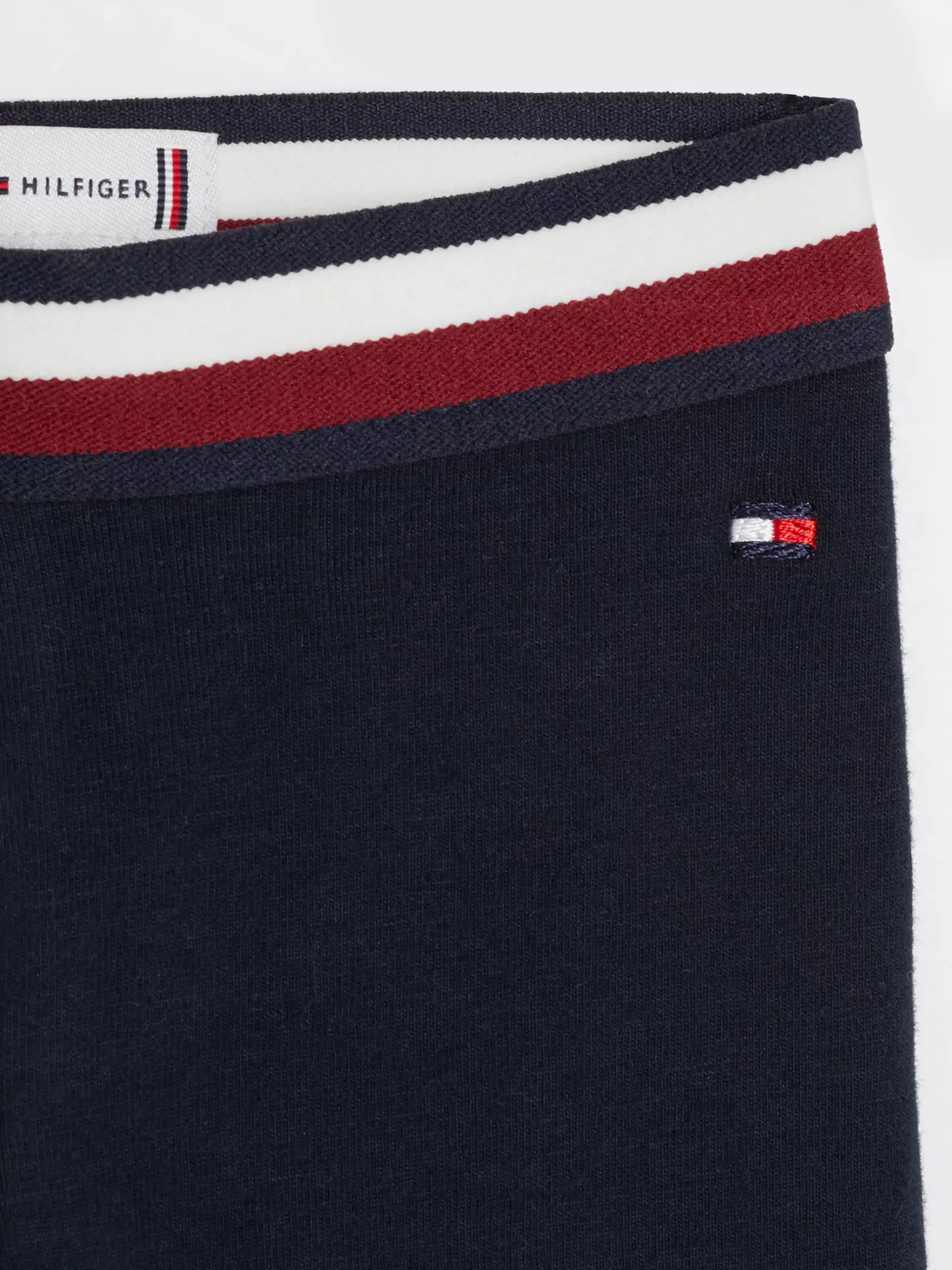 Dziewczynki|Chłopcy*Tommy Hilfiger Legginsy O Pełnej Długości Z Flagą Hilfiger DESERT SKY