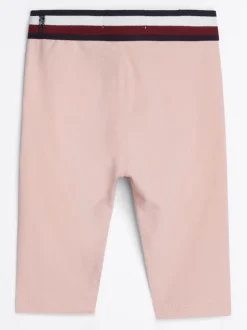 Dziewczynki|Chłopcy*Tommy Hilfiger Legginsy O Pełnej Długości Z Flagą Hilfiger SOFT ROSE