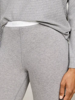 Stroje Domowe*Tommy Hilfiger Legginsy Pełnej Długości Hilfiger Monotype MID GREY HT