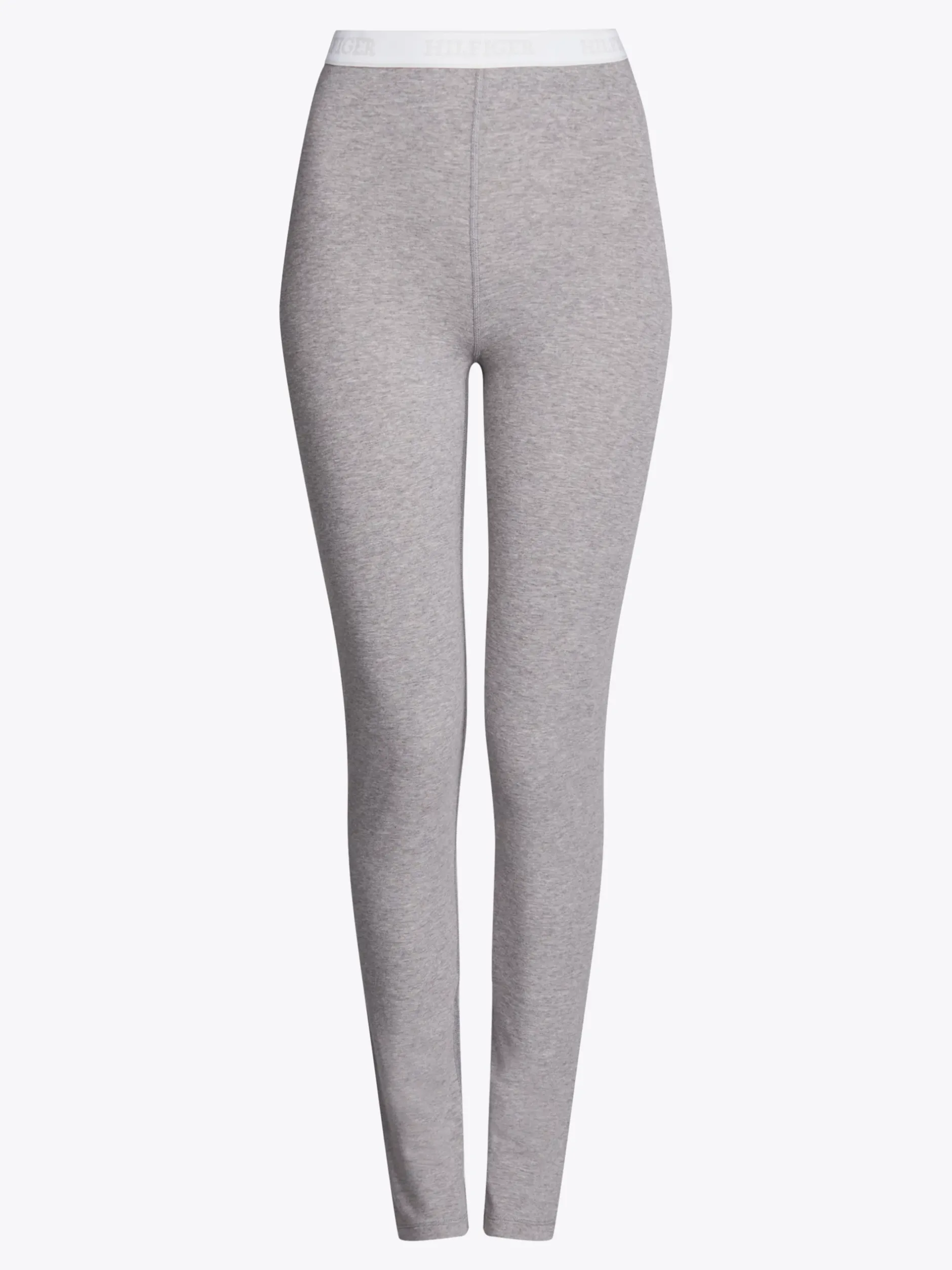 Stroje Domowe*Tommy Hilfiger Legginsy Pełnej Długości Hilfiger Monotype MID GREY HT
