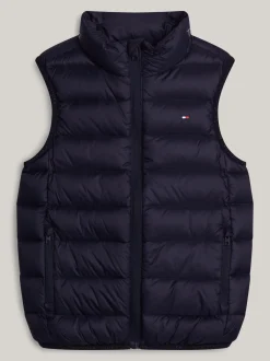 Kurtki I Płaszcze|Kurtki*Tommy Hilfiger Lekki Bezrękawnik Puchowy Essential DESERT SKY