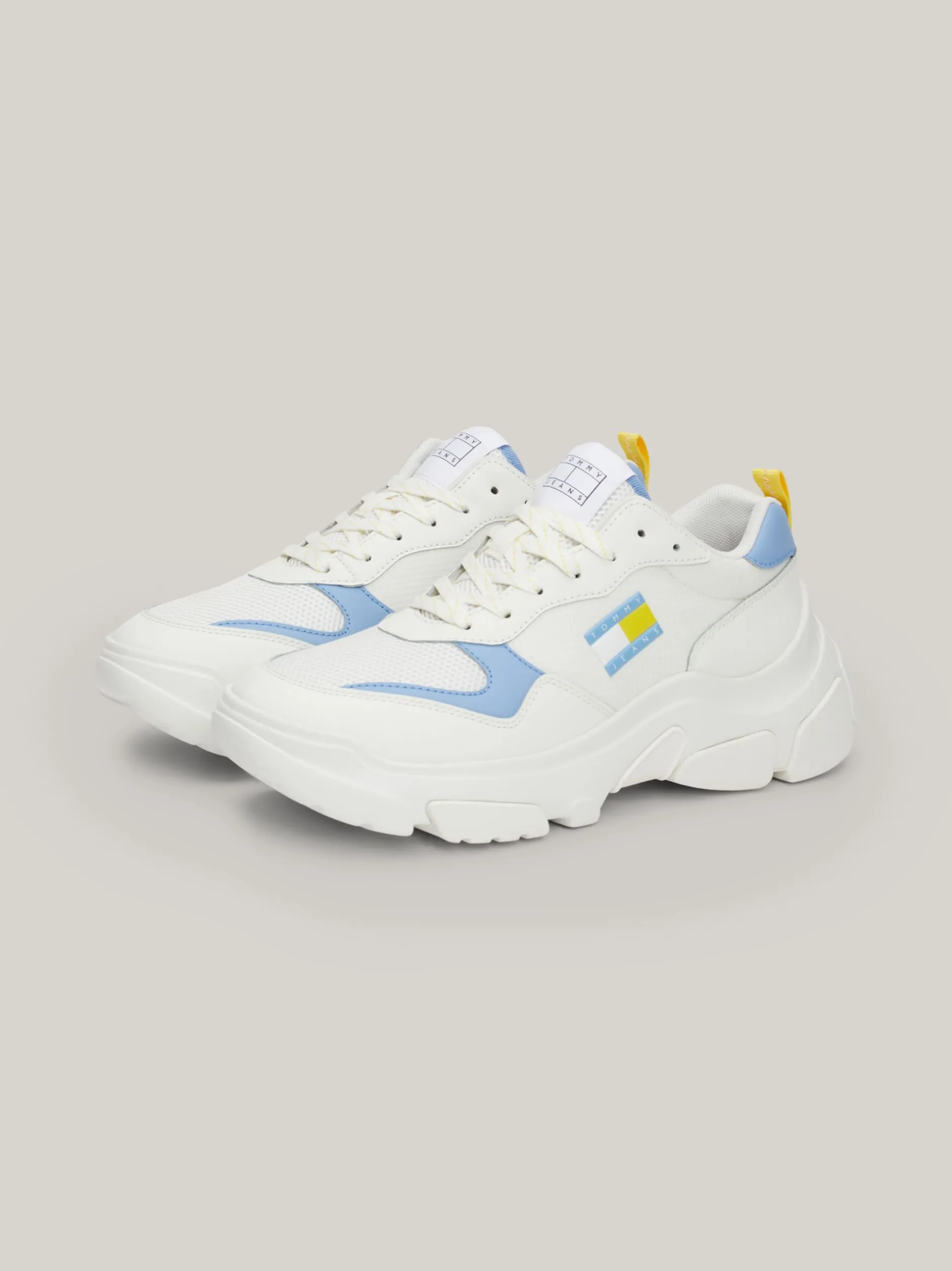 Sneakersy*Tommy Hilfiger Lekkie Buty Sportowe Z Kontrastowymi Wstawkami WESTSIDE BLUE