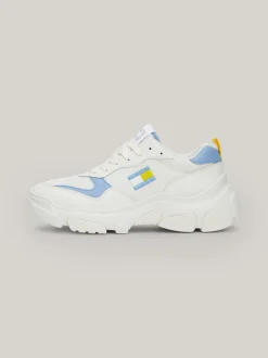 Sneakersy*Tommy Hilfiger Lekkie Buty Sportowe Z Kontrastowymi Wstawkami WESTSIDE BLUE