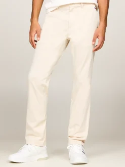 Spodnie*Tommy Hilfiger Lekkie Chinosy Austin O Wąskim Kroju NEWSPRINT