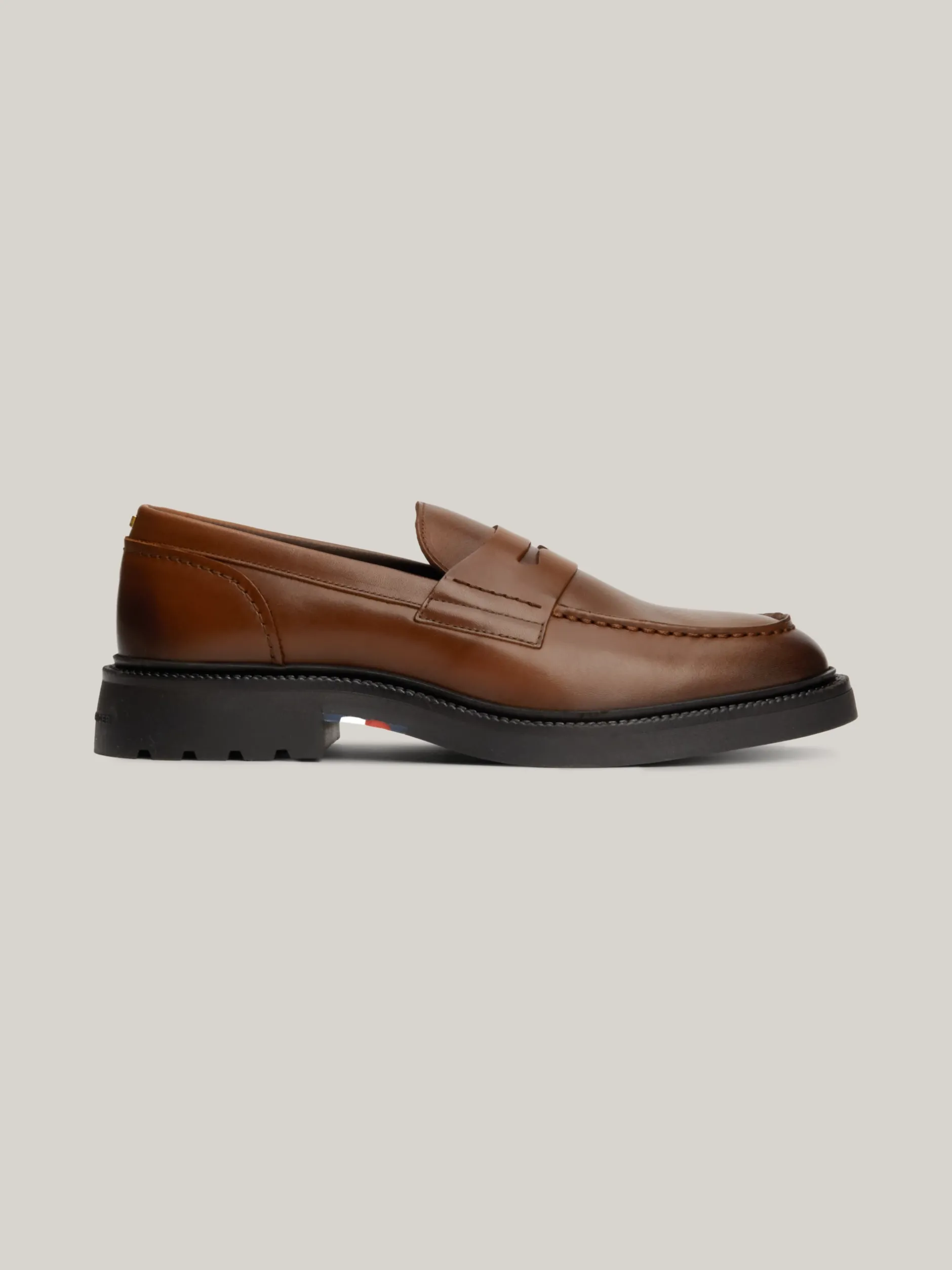 Mokasyny & Buty Żeglarskie|Buty Casual*Tommy Hilfiger Lekkie Mokasyny Ze Skóry WINTER COGNAC