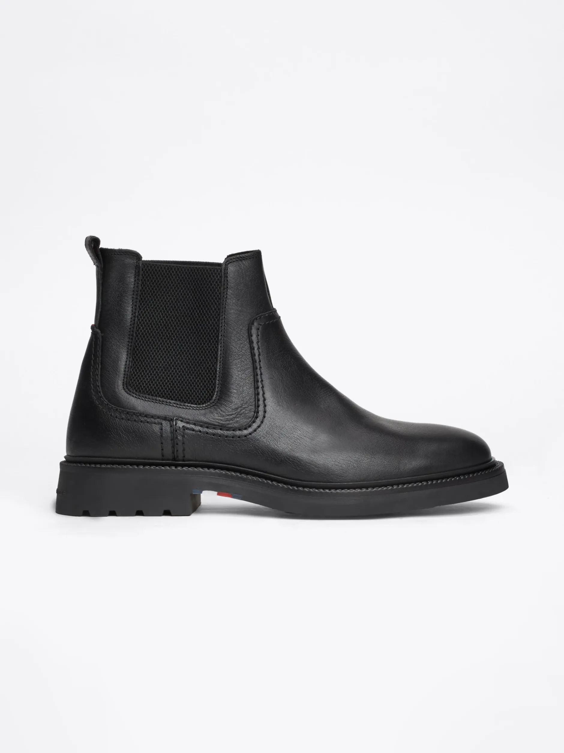 Sztyblety|Buty*Tommy Hilfiger Lekkie Sztyblety Ze Skóry BLACK