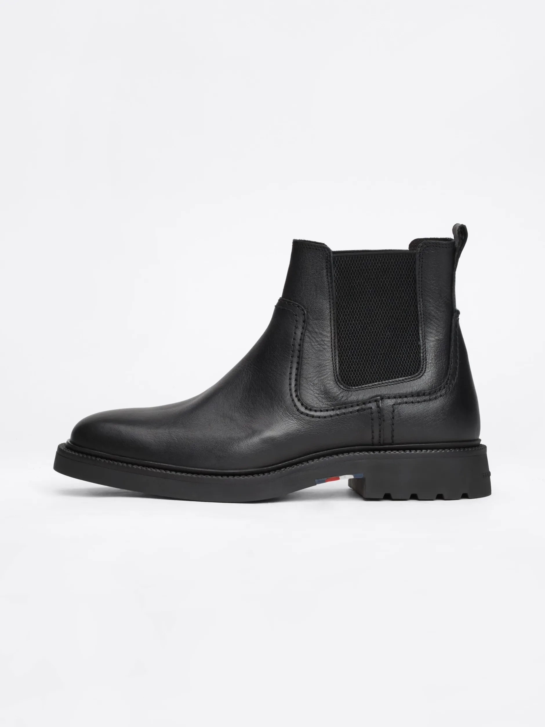Sztyblety|Buty*Tommy Hilfiger Lekkie Sztyblety Ze Skóry BLACK