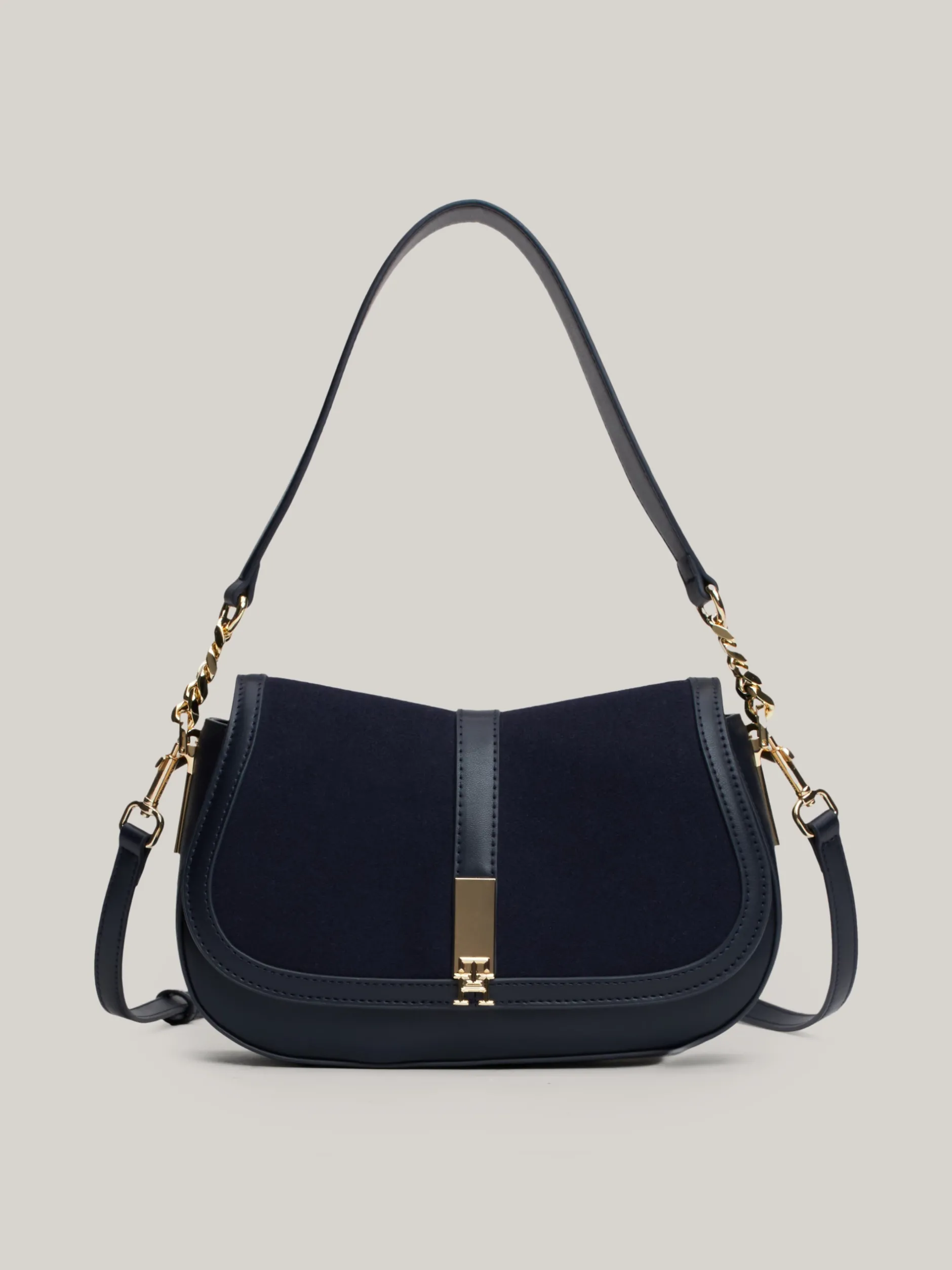Torby Na Ramię*Tommy Hilfiger Listonoszka Heritage SPACE BLUE