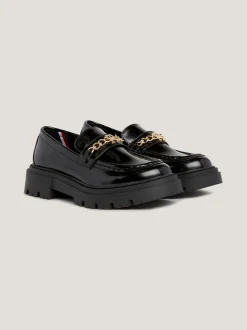 Obuwie I Akcesoria*Tommy Hilfiger Loafersy Ze Szczotkowanym Wykończeniem BLACK