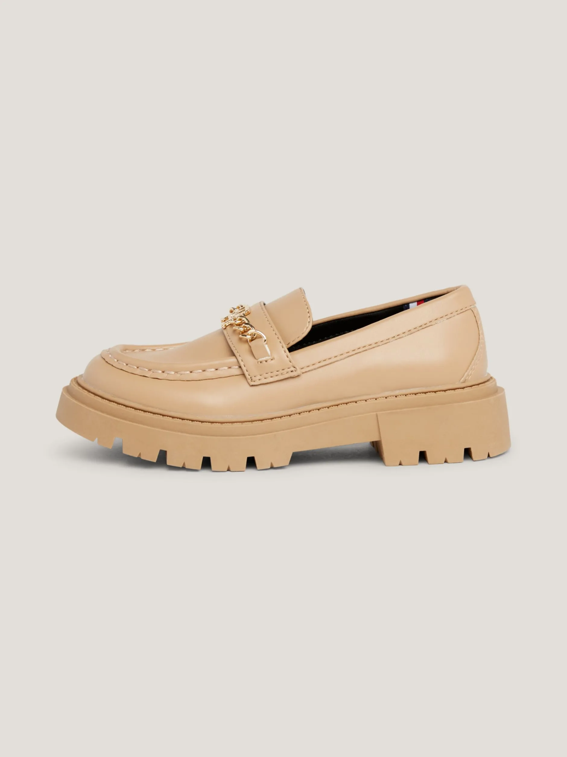 Obuwie I Akcesoria*Tommy Hilfiger Loafersy Ze Szczotkowanym Wykończeniem CAMEL