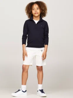 T-Shirty I Koszulki Polo*Tommy Hilfiger Longsleeve Polo Essential O Regularnym Kroju DESERT SKY