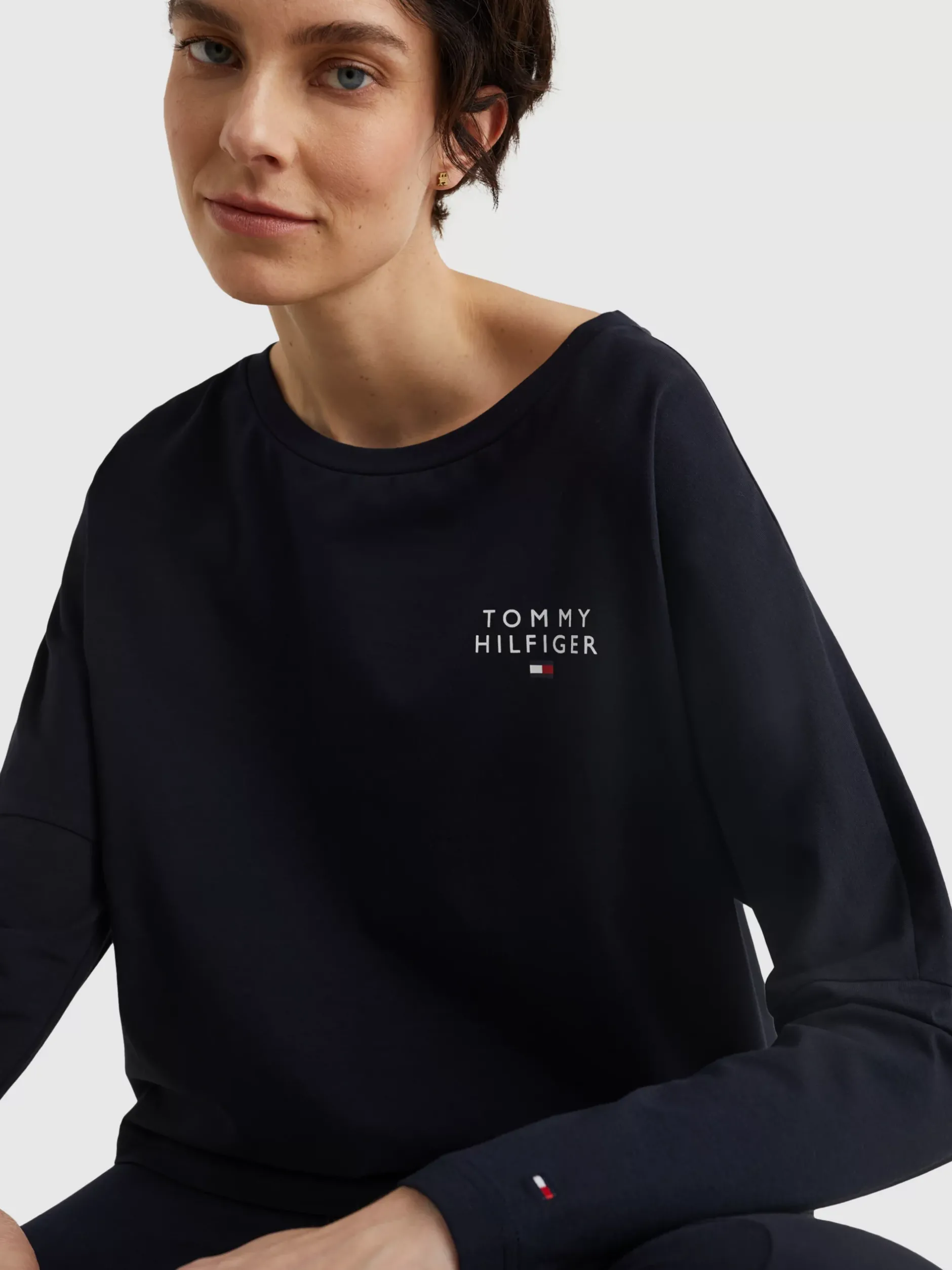 Stroje Domowe*Tommy Hilfiger Longsleeve TH Original DESERT SKY