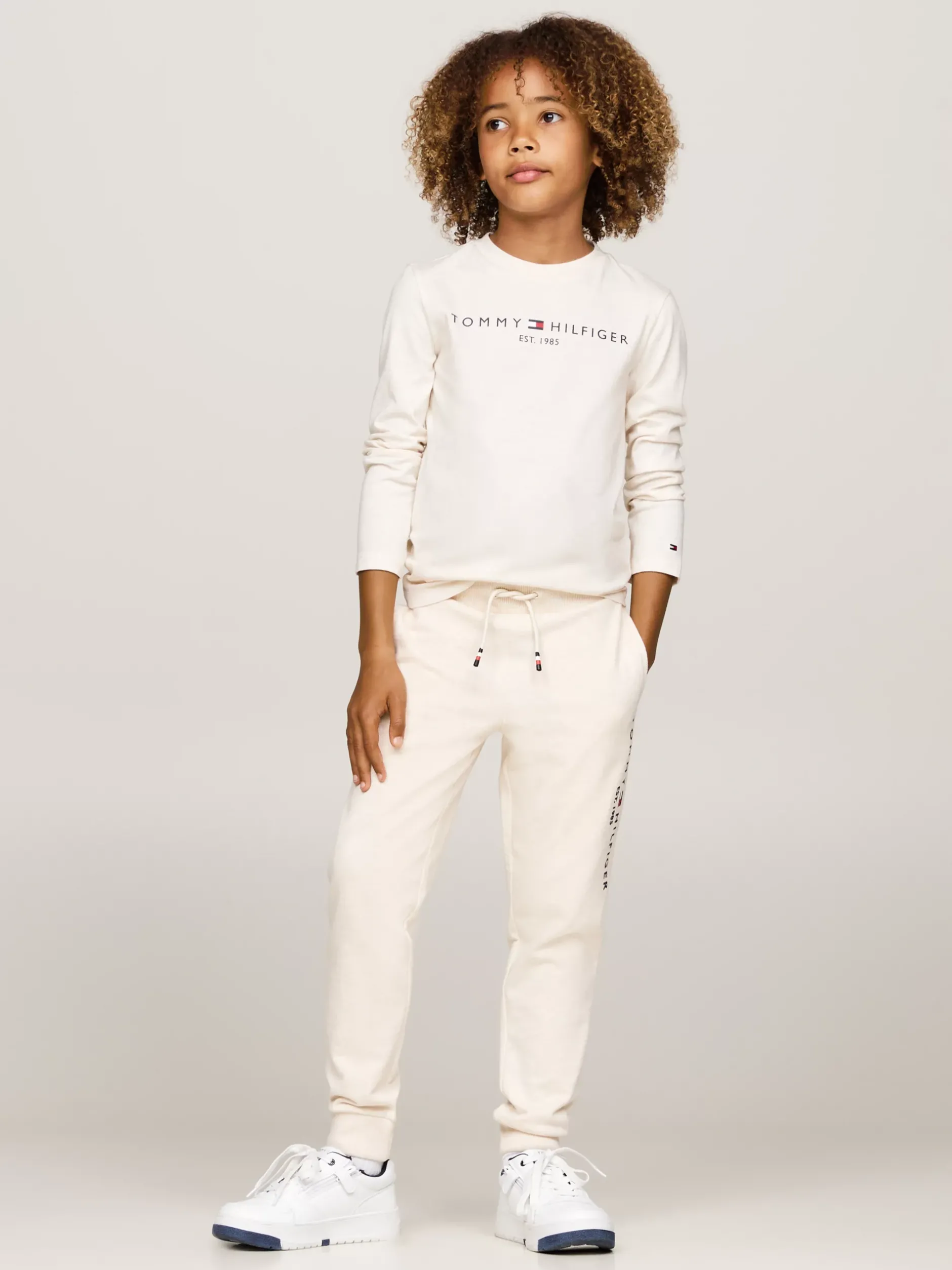 Topy I T-Shirty|T-Shirty I Koszulki Polo*Tommy Hilfiger Longsleeve Z Logo CALICO HEATHER