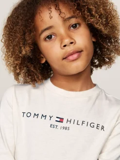 Topy I T-Shirty|T-Shirty I Koszulki Polo*Tommy Hilfiger Longsleeve Z Logo CALICO HEATHER
