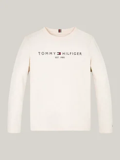Topy I T-Shirty|T-Shirty I Koszulki Polo*Tommy Hilfiger Longsleeve Z Logo CALICO HEATHER