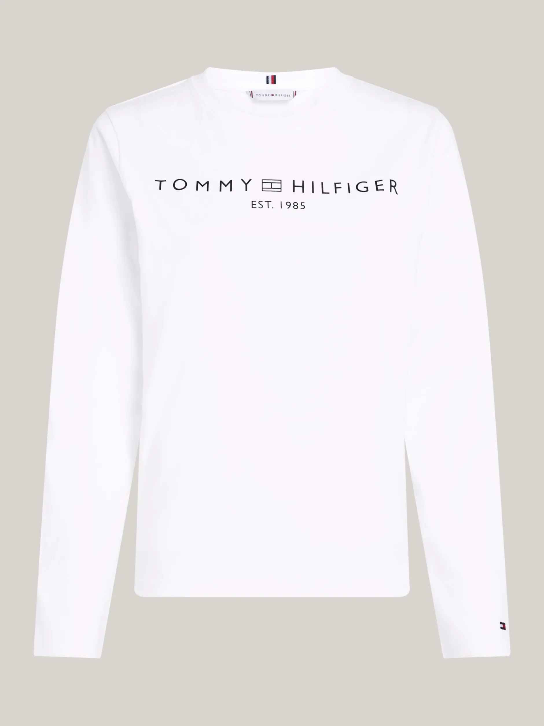 T-Shirty*Tommy Hilfiger Longsleeve Z Logo TH OPTIC WHITE