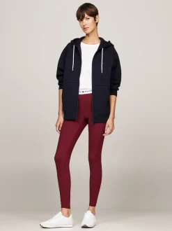 Bluzy Dresowe & Z Kapturem*Tommy Hilfiger Luźna Bluza Sportowa Z Kapturem DESERT SKY