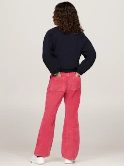 Bluzy Dresowe I Z Kapturem*Tommy Hilfiger Luźna Bluza Z Kaligrafowanym Logo DESERT SKY