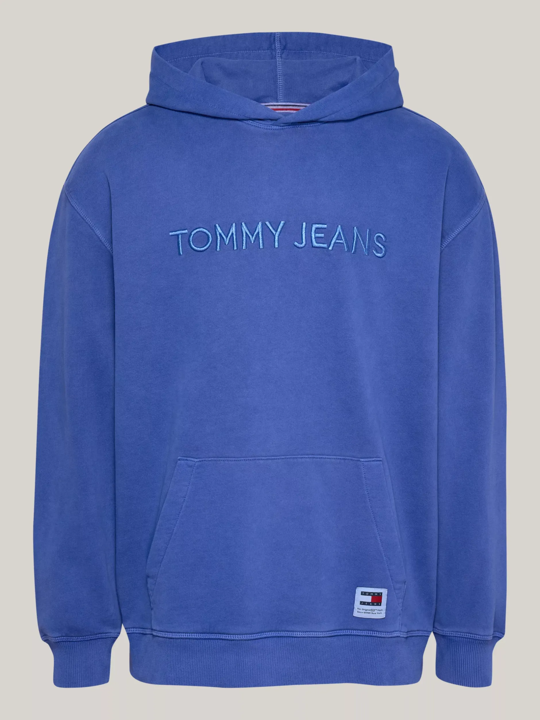 Bluzy Dresowe & Z Kapturem*Tommy Hilfiger Luźna Bluza Z Kapturem I Logo BRIGHT BLUE