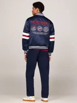 Kurtki & Płaszcze|Bomberki*Tommy Hilfiger Luźna Kurtka Bomber Z Kolekcji Explorer DARK NIGHT NAVY