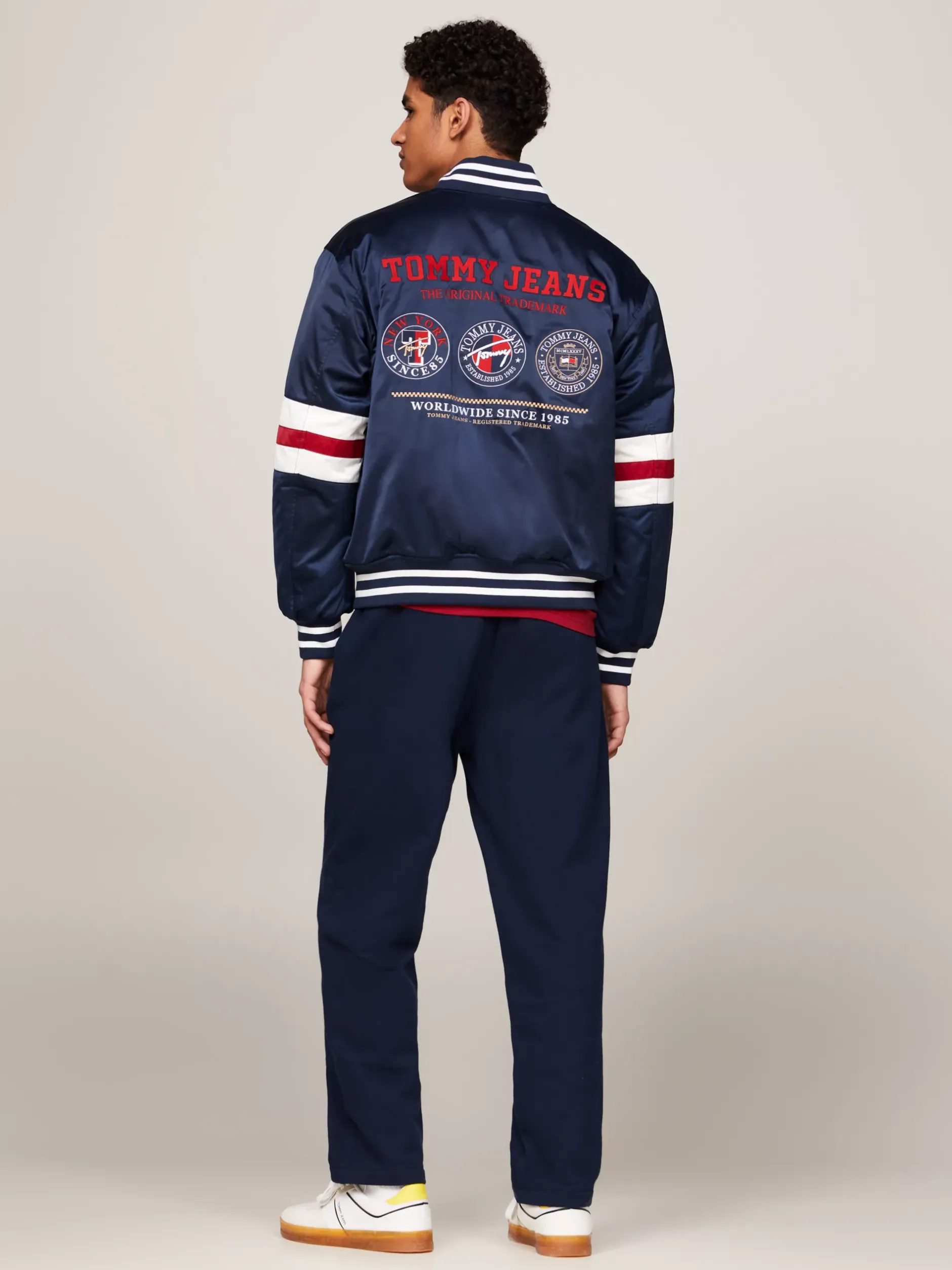 Kurtki & Płaszcze|Bomberki*Tommy Hilfiger Luźna Kurtka Bomber Z Kolekcji Explorer DARK NIGHT NAVY