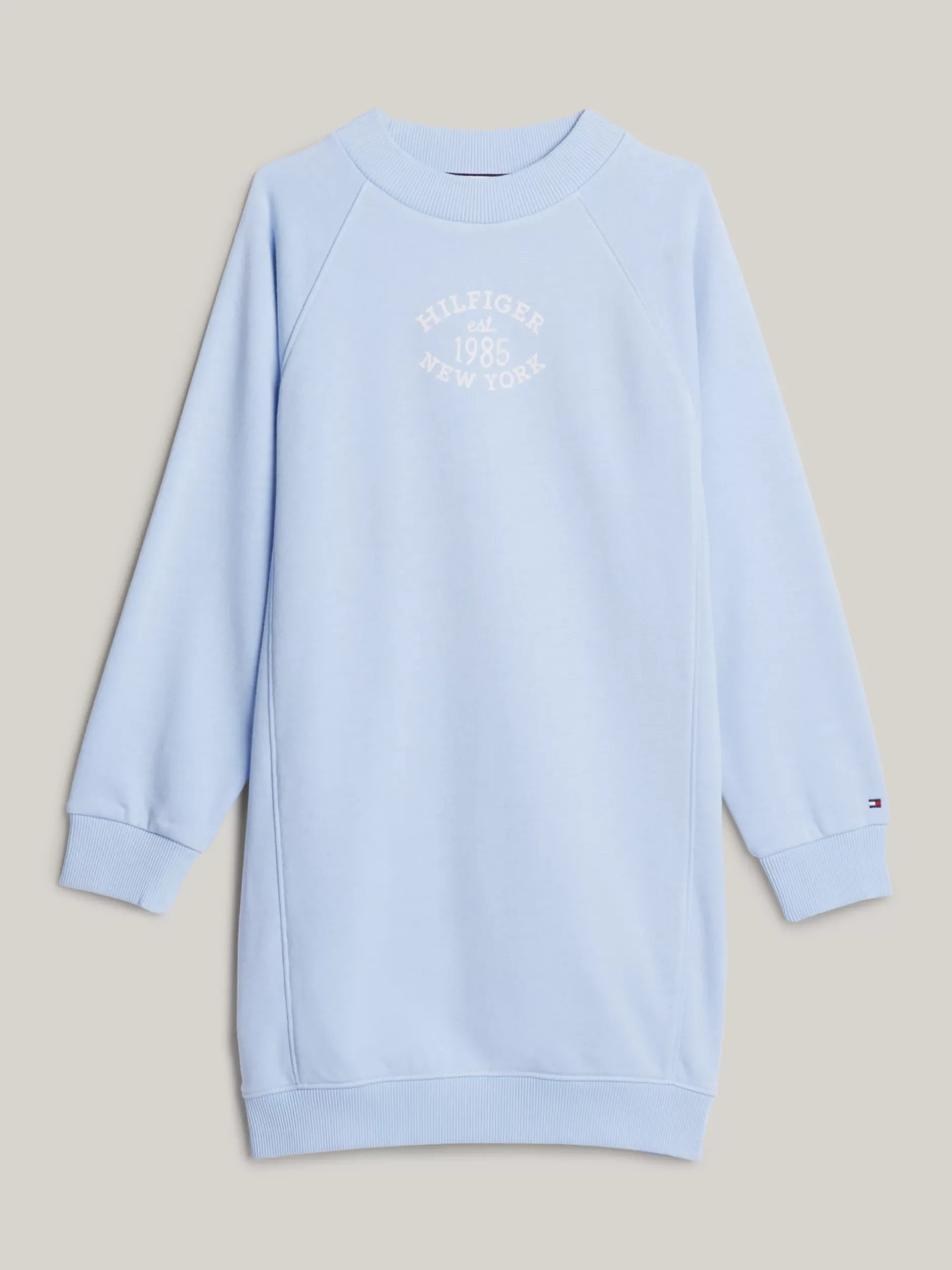 Sukienki*Tommy Hilfiger Luźna Sukienka Dzianinowa Essential Z Logo VESSEL BLUE