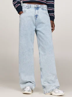 Jeansy*Tommy Hilfiger Luźne Jeansy Daisy Z Niskim Stanem DENIM LIGHT