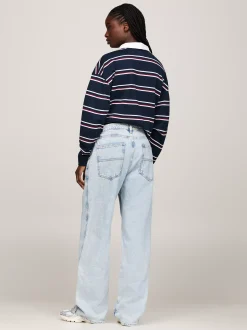 Jeansy*Tommy Hilfiger Luźne Jeansy Daisy Z Niskim Stanem DENIM LIGHT