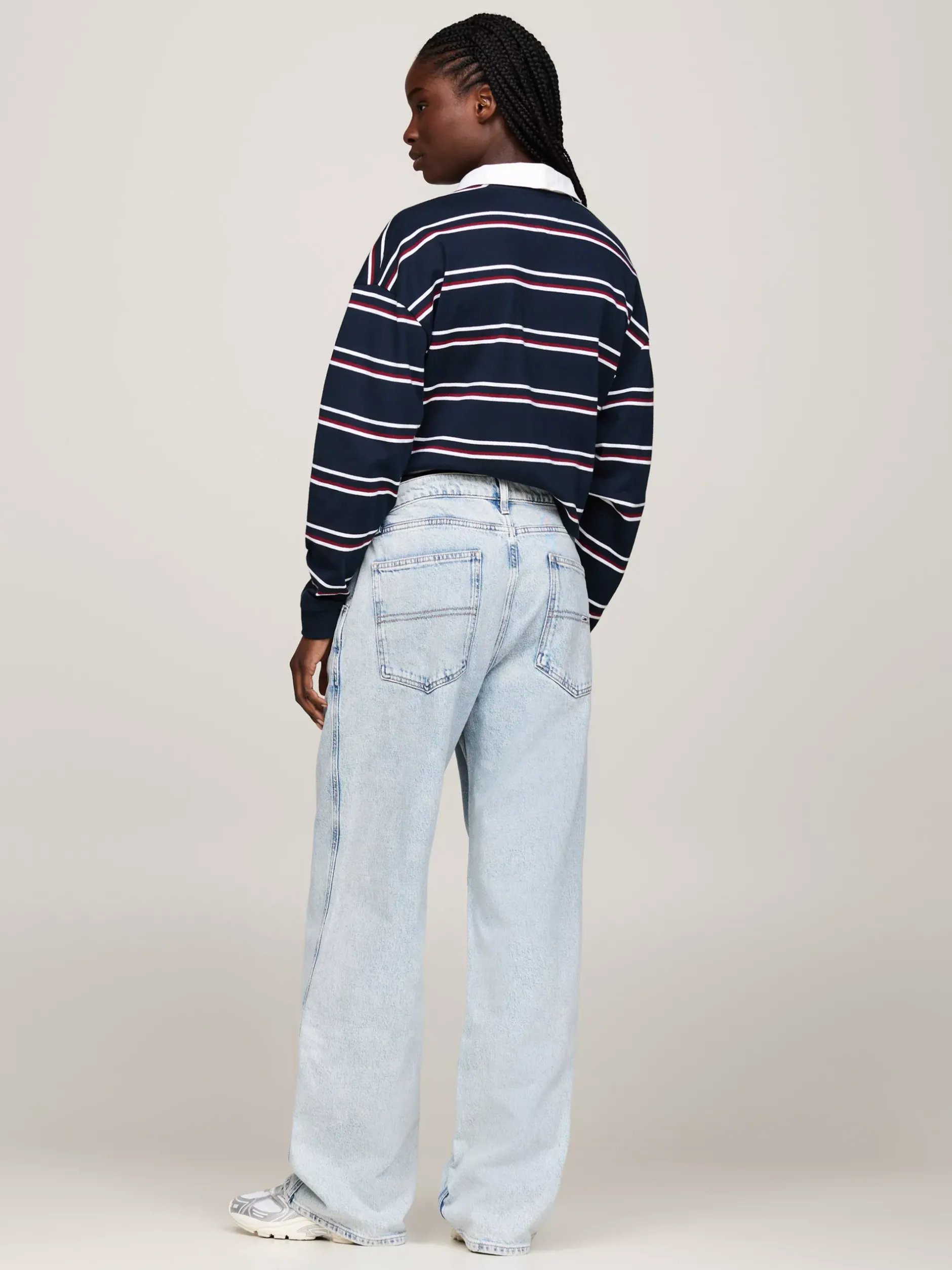 Jeansy*Tommy Hilfiger Luźne Jeansy Daisy Z Niskim Stanem DENIM LIGHT