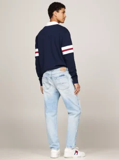 Jeansy*Tommy Hilfiger Luźne Jeansy Isaac Z Efektem Znoszenia DENIM LIGHT