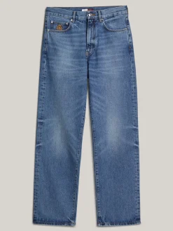 Jeansy*Tommy Hilfiger Luźne Jeansy Z Prostymi Nogawkami WASHED INDIGO