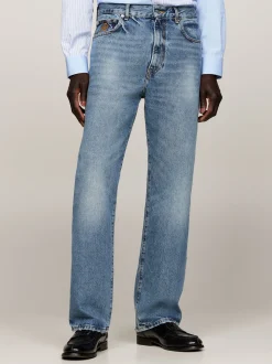 Jeansy*Tommy Hilfiger Luźne Jeansy Z Prostymi Nogawkami WASHED INDIGO