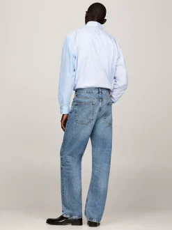 Jeansy*Tommy Hilfiger Luźne Jeansy Z Prostymi Nogawkami WASHED INDIGO