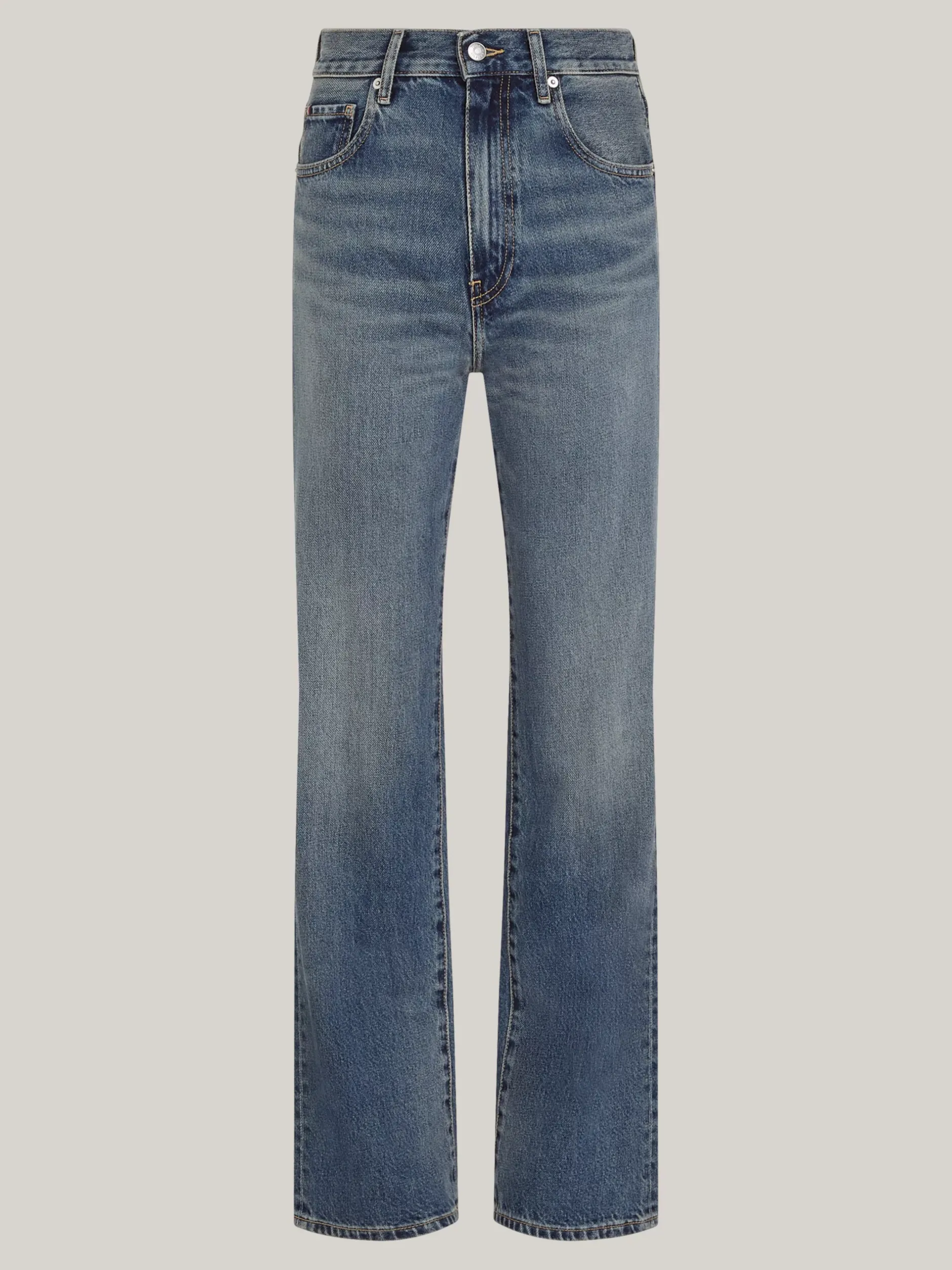 Jeansy*Tommy Hilfiger Luźne Jeansy Z Rozszerzaną Nogawką PAT