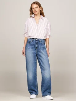 Jeansy*Tommy Hilfiger Luźne Jeansy Z Wysokim Stanem I Prostymi Nogawkami BETH