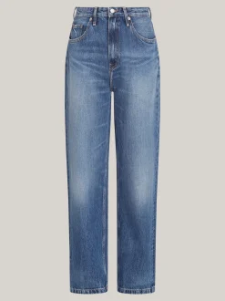 Jeansy*Tommy Hilfiger Luźne Jeansy Z Wysokim Stanem I Prostymi Nogawkami BETH