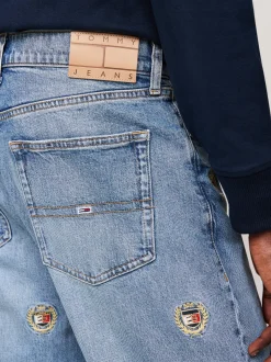 Jeansy*Tommy Hilfiger Luźne Spodnie Isaac Ze Zwężanymi Nogawkami DENIM MEDIUM
