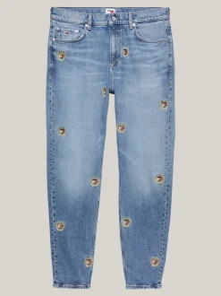 Jeansy*Tommy Hilfiger Luźne Spodnie Isaac Ze Zwężanymi Nogawkami DENIM MEDIUM