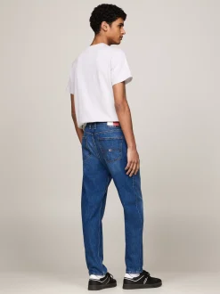 Jeansy*Tommy Hilfiger Luźne, Zwężane Jeansy Isaac DENIM DARK