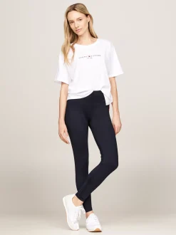 T-Shirty*Tommy Hilfiger Luźny Sportowy T-shirt TH Cool TH OPTIC WHITE