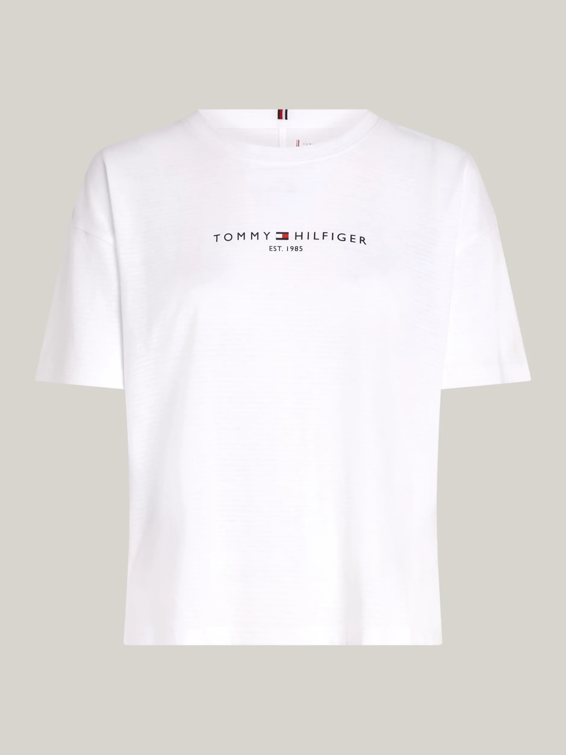 T-Shirty*Tommy Hilfiger Luźny Sportowy T-shirt TH Cool TH OPTIC WHITE