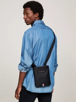 Torebki Na Pasku*Tommy Hilfiger Mała Torba Na Ramię TH Business BLACK