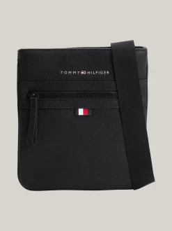 Torebki Na Pasku*Tommy Hilfiger Mała Torba Na Ramię Z Kolekcji Essential BLACK