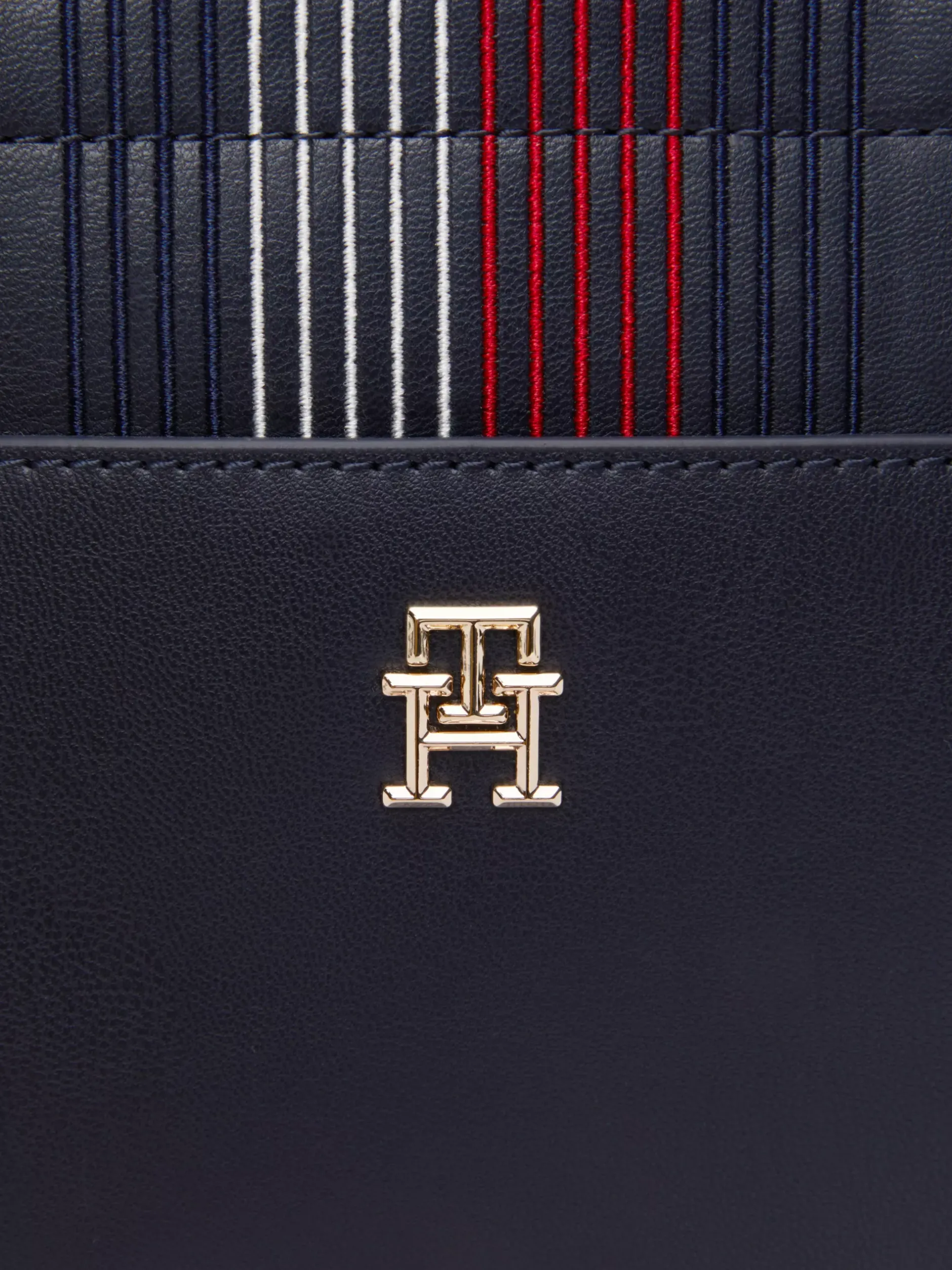 Torebki Tote*Tommy Hilfiger Mała Torba Typu Tote Corporate Z Monogramem SPACE BLUE